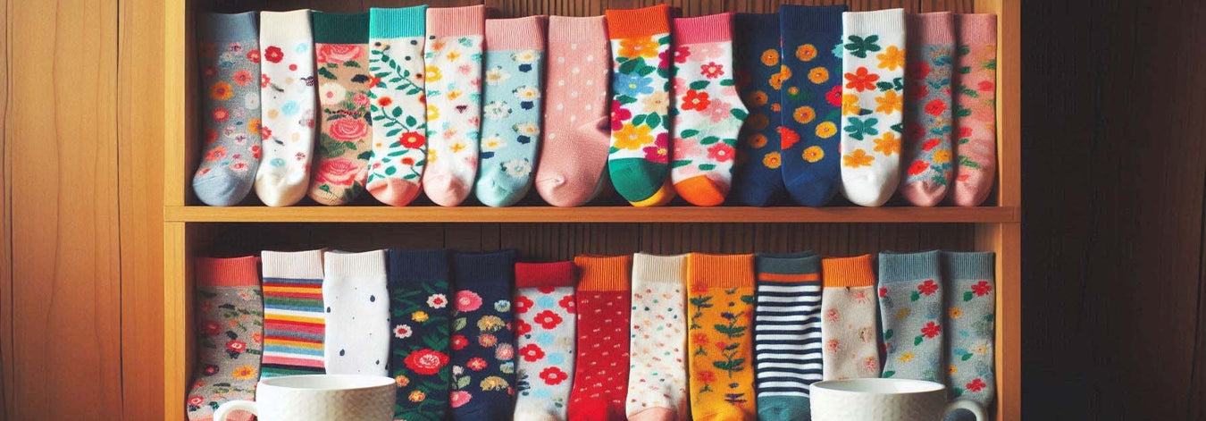 An assortment of women's socks