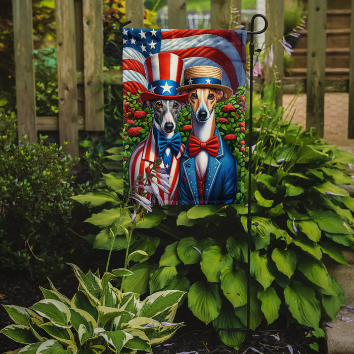 All American Greyhound Garden Flag