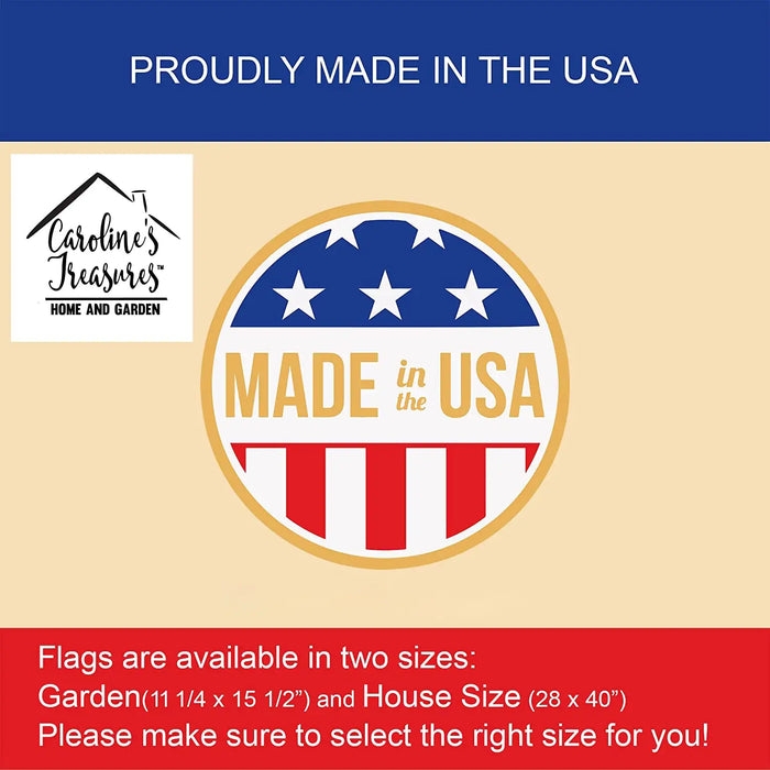 All American Collie Garden Flag