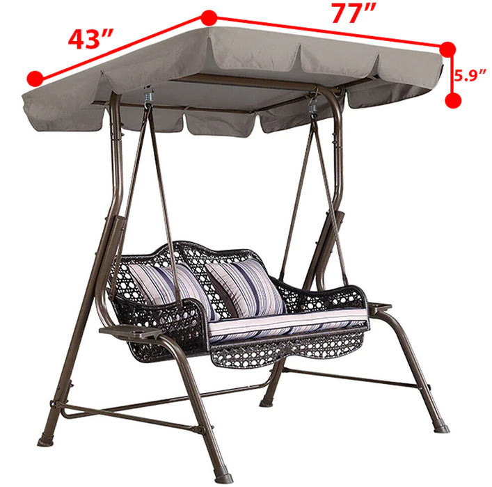 Patio Garden Swing 300D Canopy Replacement