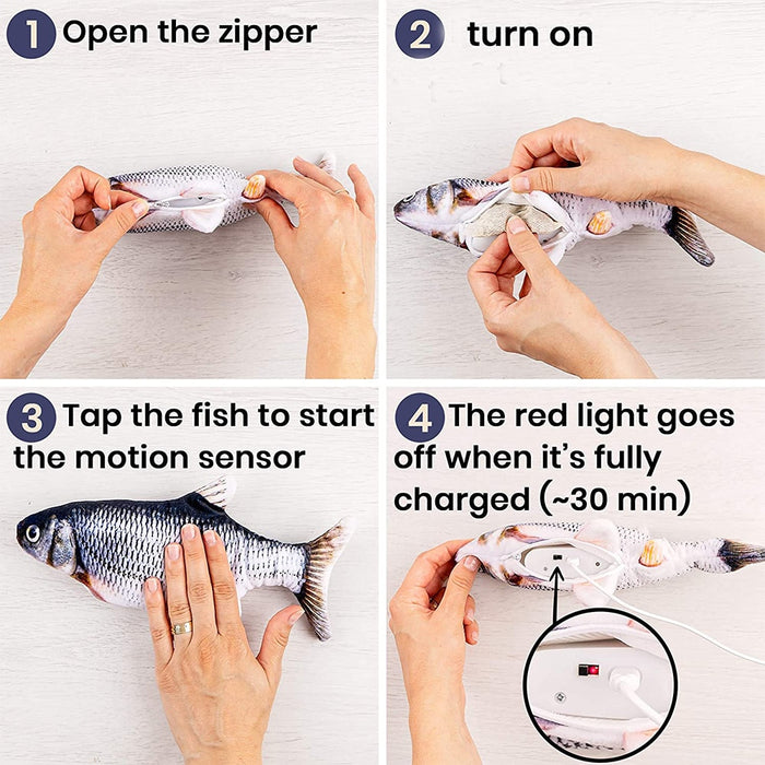 Electronic Floppy Fish Toys