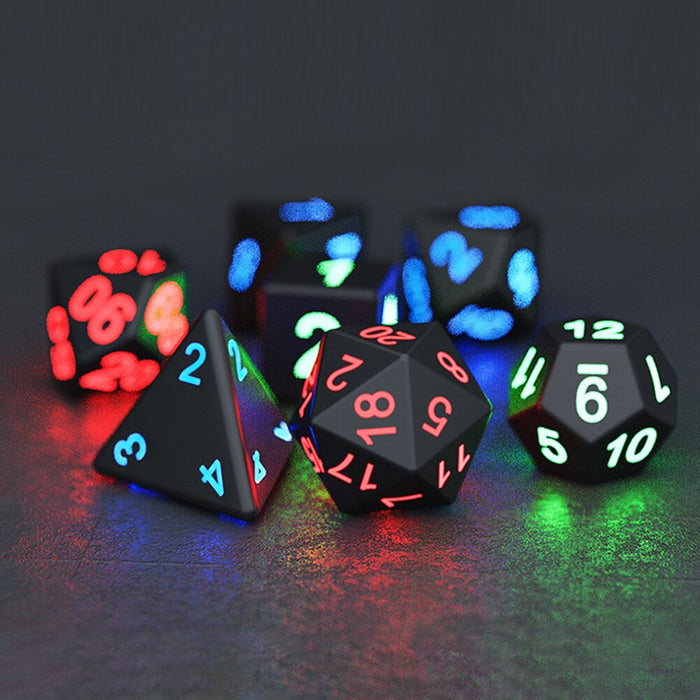 Luminous LED Dice Set