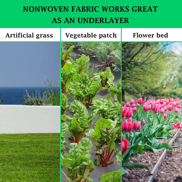 Geotextile weed control cloth